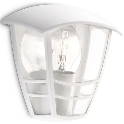 Philips Creek wall lantern white 1x60W 230V 915002790402