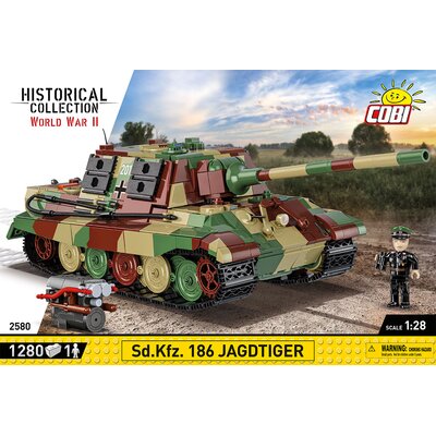 COBI 2580 Historical Collection WWII Sd.Kfz. 186 - Jagdtiger 1280 klocków