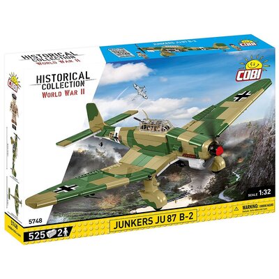 COBI Klocki HC WWII 5748 Samolot  JUNKERS JU-87 G/D TANK BUSTER 521