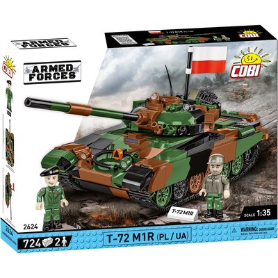 COBI Klocki 2624 czołg ,ARMED FORCES T-72 M1R (2IN1 PL&UKR) 724KL