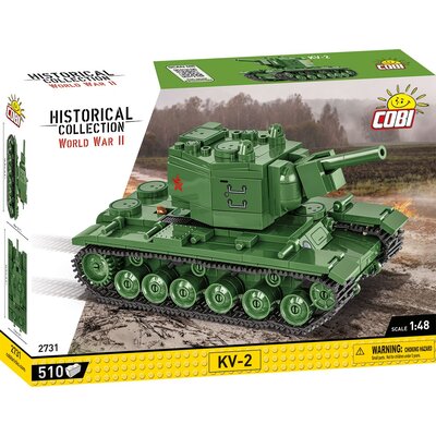 Cobi 2731 Czołg Kv-2 Ciężki Pojazd Wojskowy Ww2 Wojsko Armia