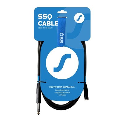 ‌SSQ JSG5 - Jack stereo 6,3 / Gniazdo jack stereo 3,5