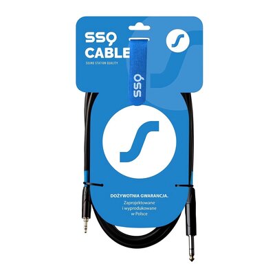 ‌SSQ MiJS1 - Jack stereo 3.5 / Jack stereo 6.3 ♦ 30 DNI NA ZWROT ♦ GWARANCJA DOOR-TO-DOOR ♦ SZYBKA WYSYŁKA