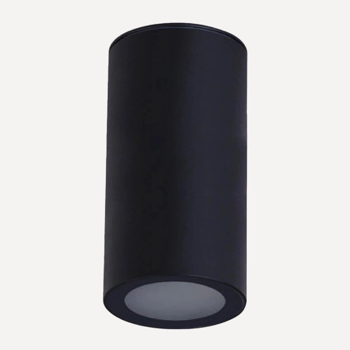 Sufitowa lampa Rotor AZ6075 Azzardo tuba IP65 do salonu metalowa szkło czarna