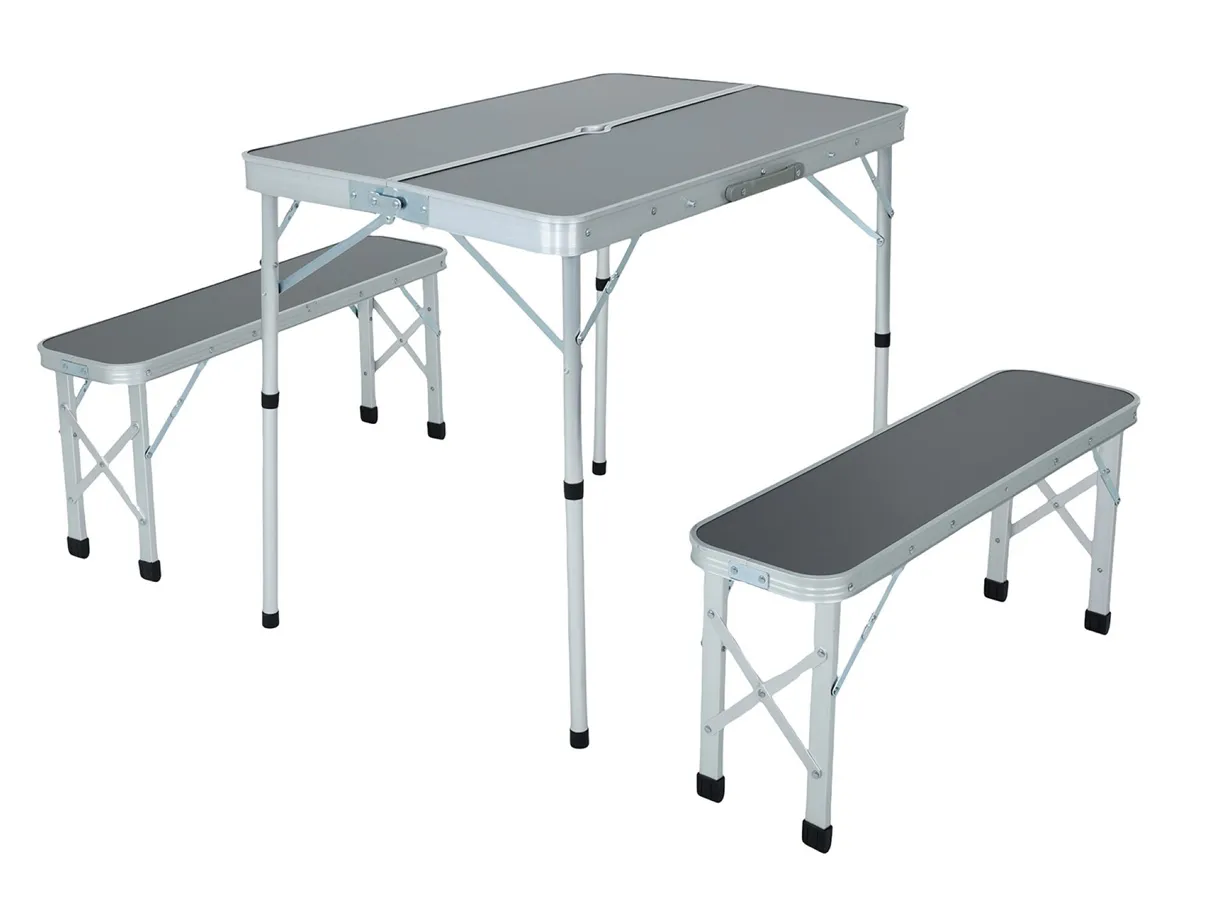 Szary zestaw mebli turystycznych Z4-B37