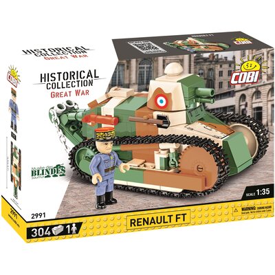 COBI, Czołg Lekki Francuski Z 1 Wojny światowej Renault ft skala 1:35