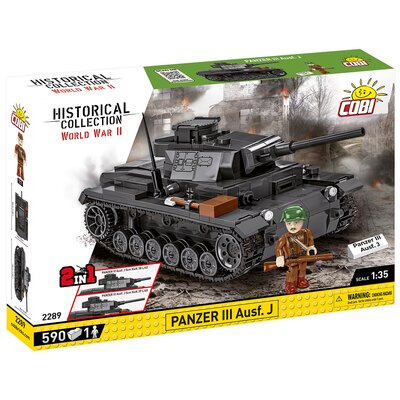 COBI 2289 CZOŁG PANZER III AUSF.J WOJSKOWY 2W1