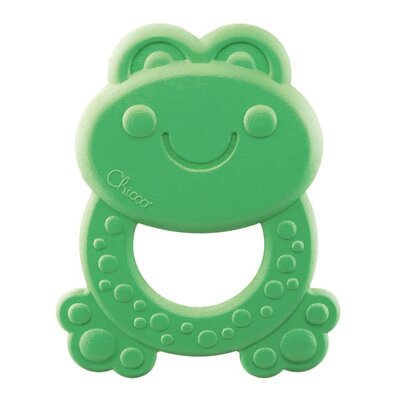 Chicco Eco+ Gryzak Żaba Miękki Bio Plastik +3M
