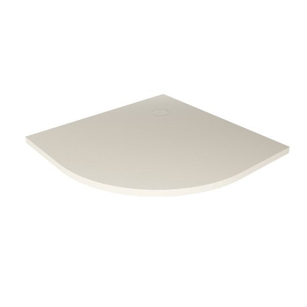 Brodzik półokrągły New Trendy Nex 90x90x3,5 konglomerat beż struktura B-0482