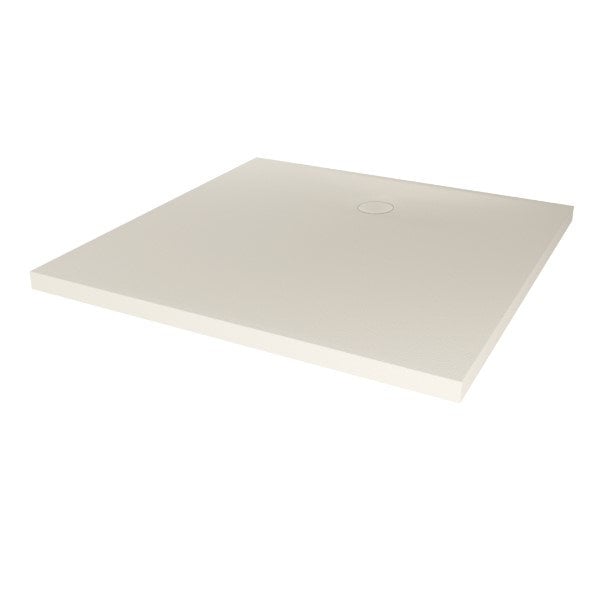 Brodzik kwadratowy New Trendy Nex 80x80x3,5 konglomerat beż struktura B-0484