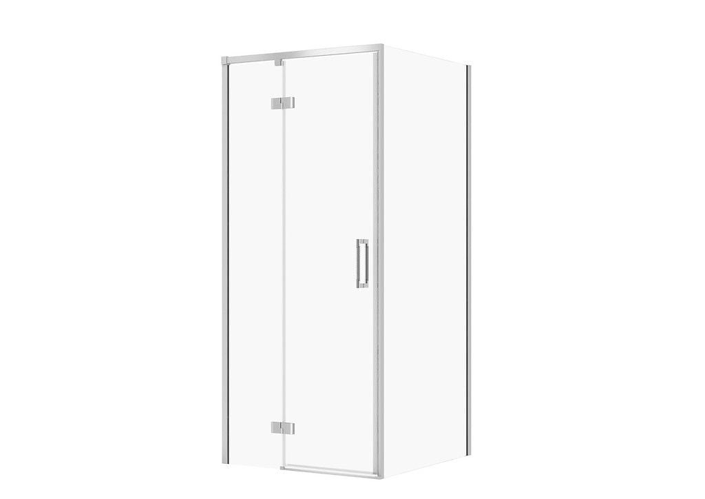 Kabina prysznicowa Cersanit Larga 80x90x195 prostokątna lewa chrom transparentne S601-300