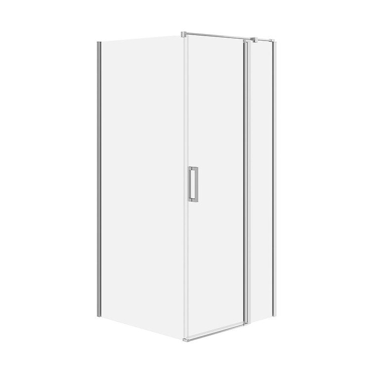 Kabina prysznicowa Cersanit Moduo 90x80x195 prostokątna prawa chrom transparentne S601-307