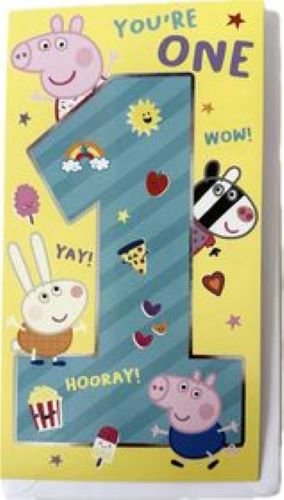 Kartka urodzinowa 'You`re One Wow! Yay! Hooray!'