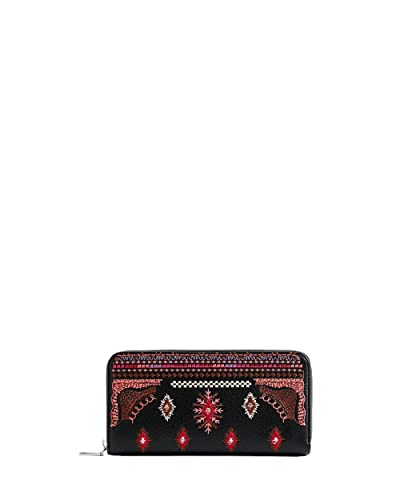 Desigual Womens Mone_REGASITA Fiona PU portfel podróżny, czarny, jeden rozmiar, czarny, jeden rozmiar