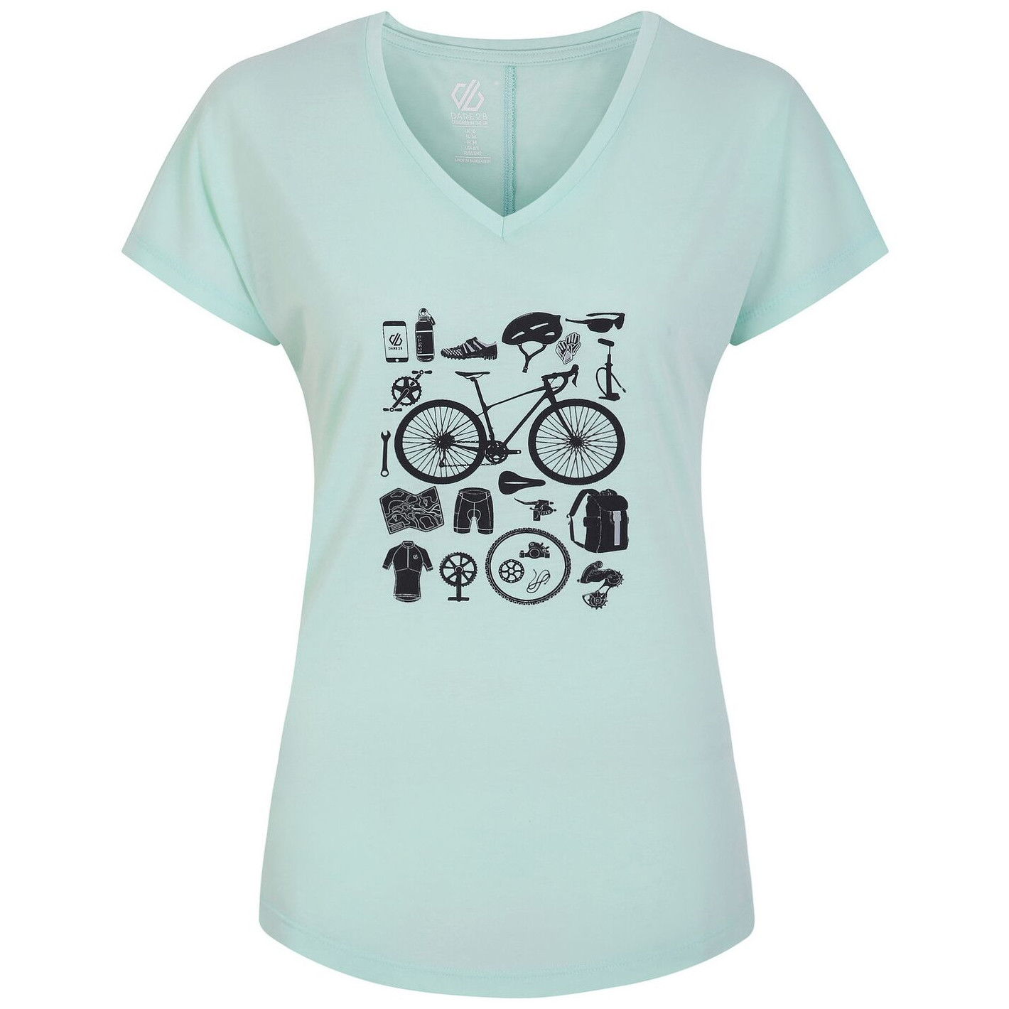 Koszulka damska Dare 2b Calm Tee Rozmiar: XXXL / Kolor: jasnozielony