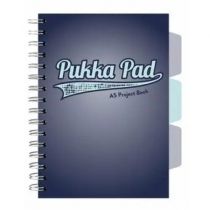 Kołozeszyt Pukka Pad A5 Project Book Navy granatowy kratka