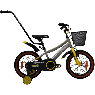 Rower dziecięcy GERMINA BMX 16 cali Szary