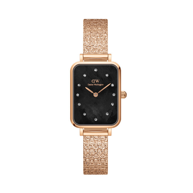 Zegarek Daniel Wellington Quadro Lumine Pressed Piano DW00100579 Złoty