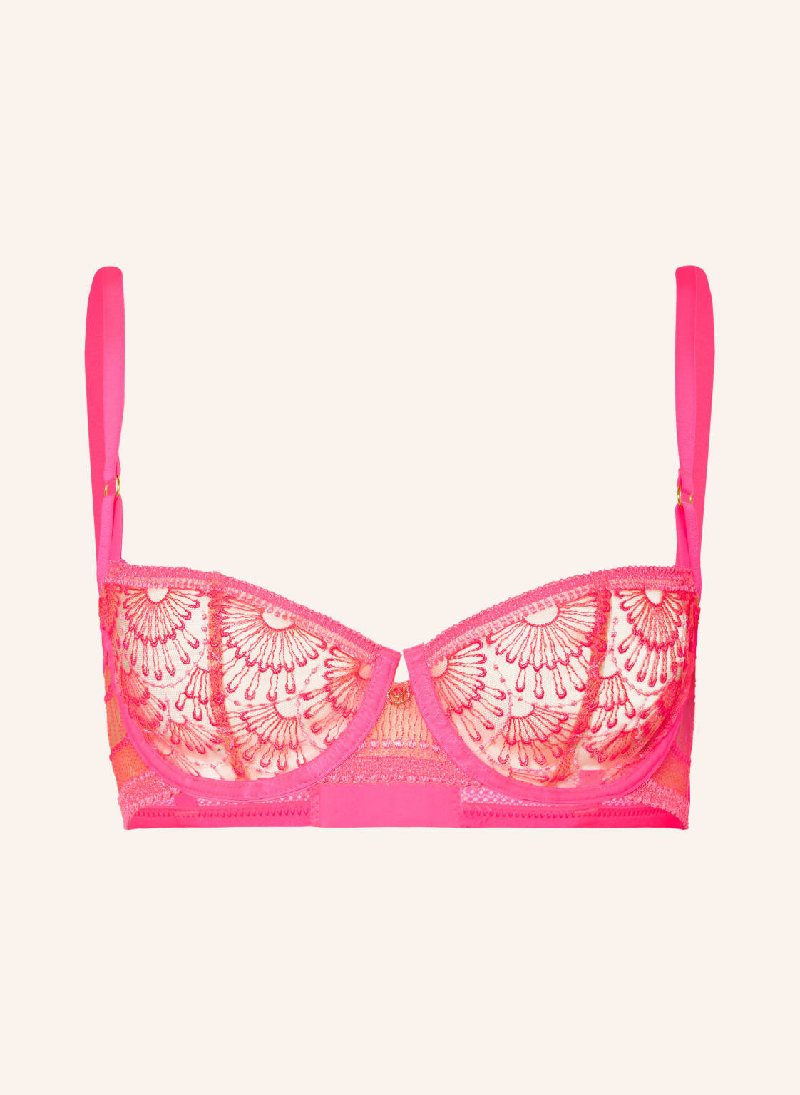 Aubade Biustonosz Z Fiszbinami Pure Vibration pink