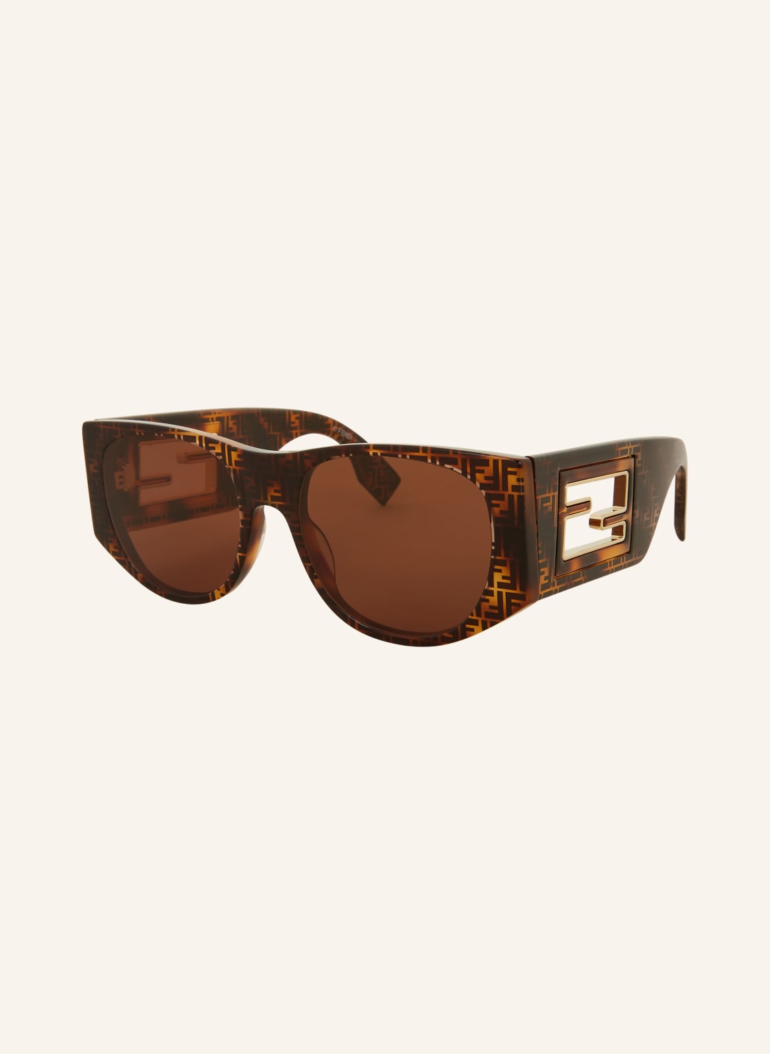 Фото - Сонцезахисні окуляри Fendi Okulary Przeciwsłoneczne fn000725 Baguette braun 