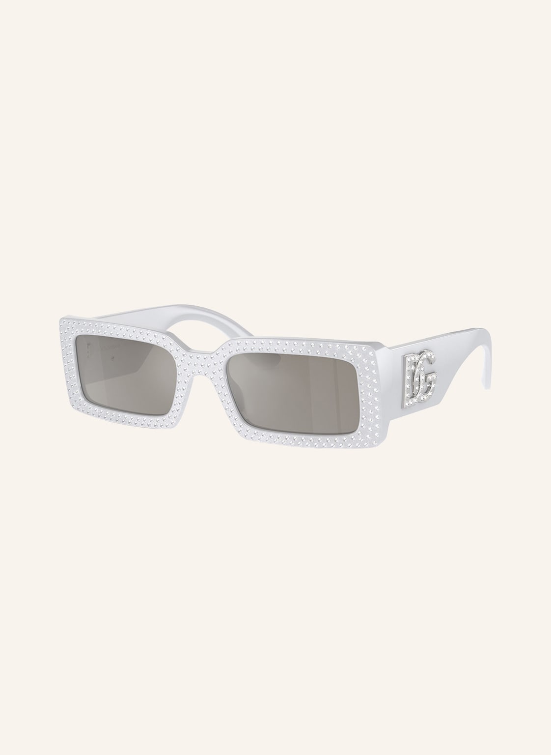 Dolce & Gabbana Okulary Przeciwsłoneczne dg4447b Z Ozdobnymi Kamykami grau