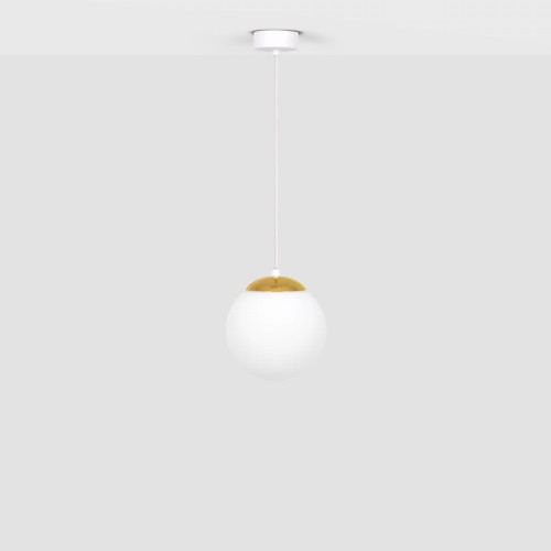 Lampa wisząca z kulistym kloszem o średnicy 16cm K-5311 z serii ELMO