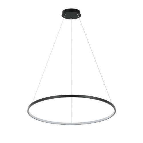 Lampa wisząca Ring średni CCT 1xLED czarny LP-909/1P M BK CCT