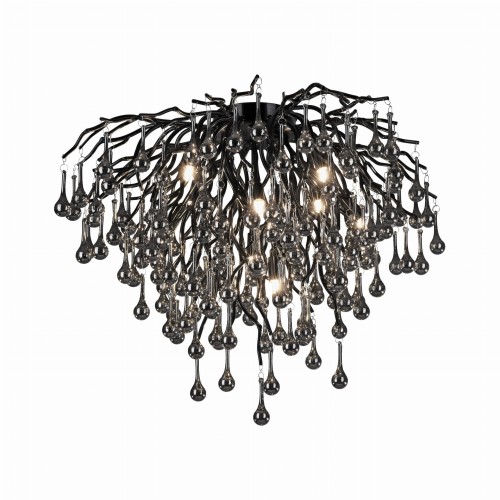 Plafon 8091-18 ICICLE CEILING LIGHT, BLACK