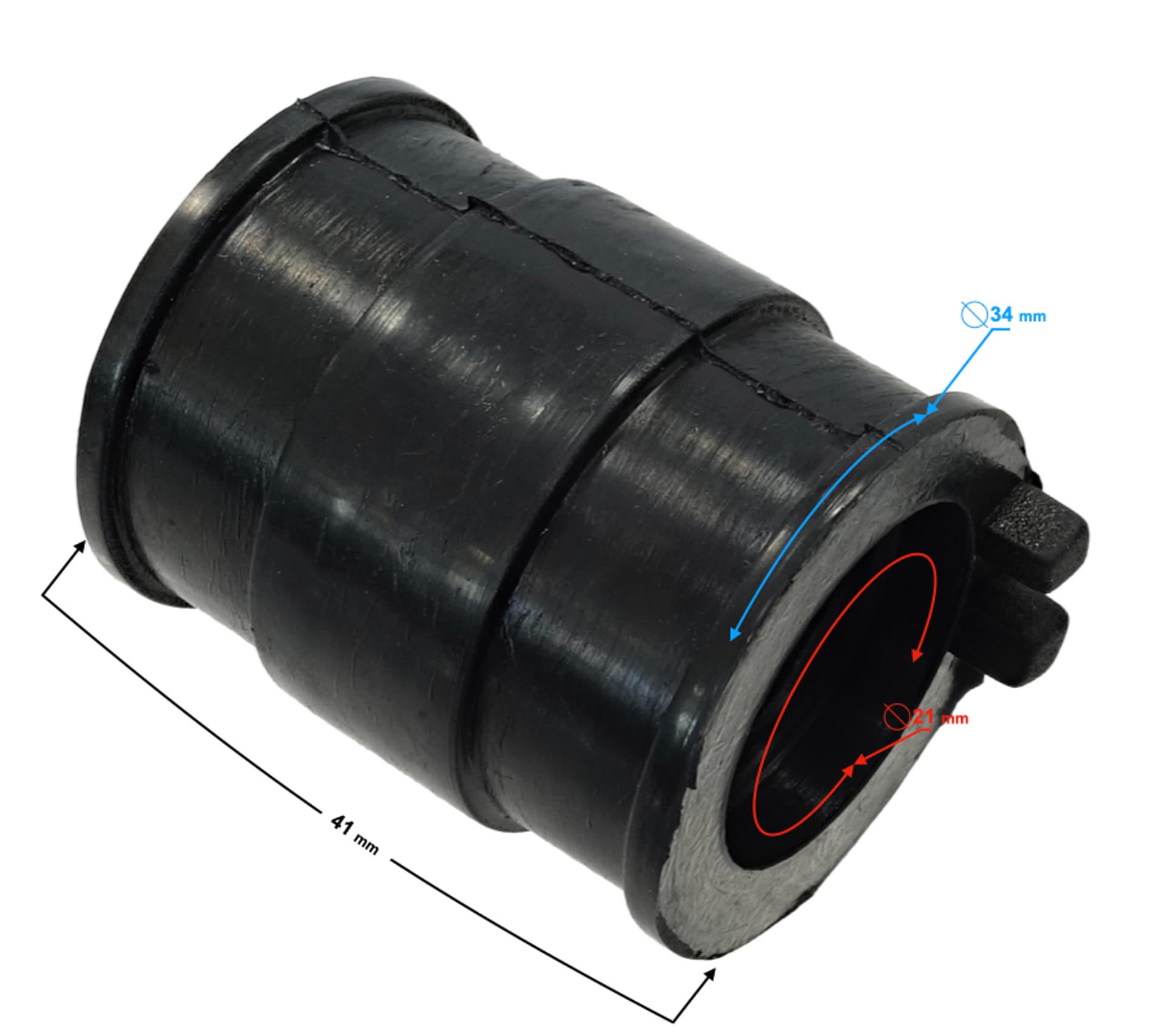 Guma - łącznik gumowy króćca ssącego 2T