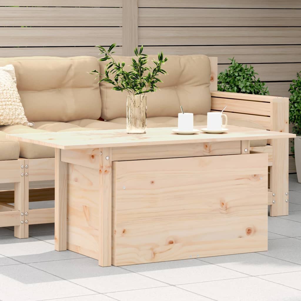 Stolik ogrodowy, 100x50x75 cm, lite drewno sosnowe Lumarko!