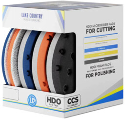 Lake Country HDO CCS KIT - zestaw padów polerskich, 5 sztuk, 165mm