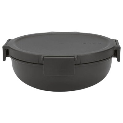 Brabantia 206344 - miska na sałatkę make   take - 1,3l - dark grey kod: 20 63 44