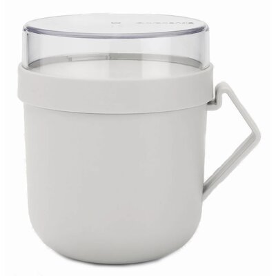 Brabantia 203848 - kubek na zupę make   take - 0,6l - light grey kod: 20 38 48
