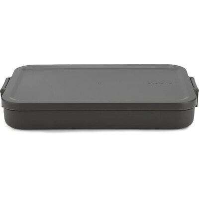 Brabantia 202704 - pojemnik na lunch make   take - płaski - dark grey kod: 20 27 04