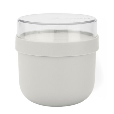 Brabantia 204203 - miska śniadaniowa make   take - 0,5l - light grey kod: 20 42 03