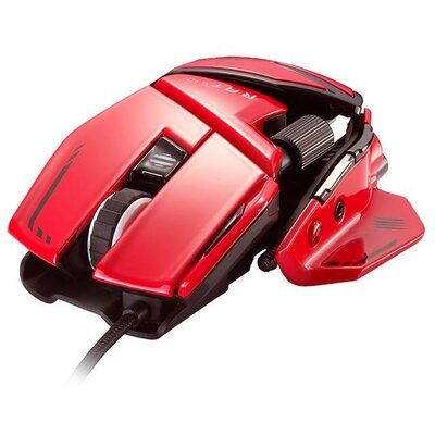 MadCatz R.A.T. 8+ ADV Optical Gaming Mouse Red - Myszy - Optyczny - 11 - Czerwony MR06DCINRD000-0