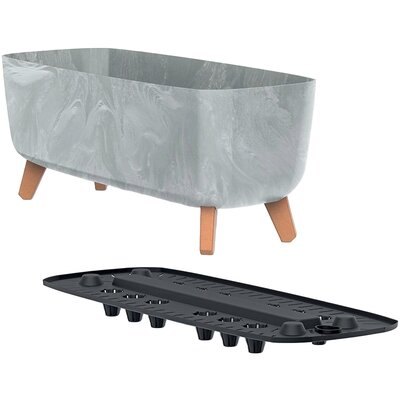 Doniczka GRACIA CASE BETON EFFECT - beton  DGCL400E-422U Prosperplast