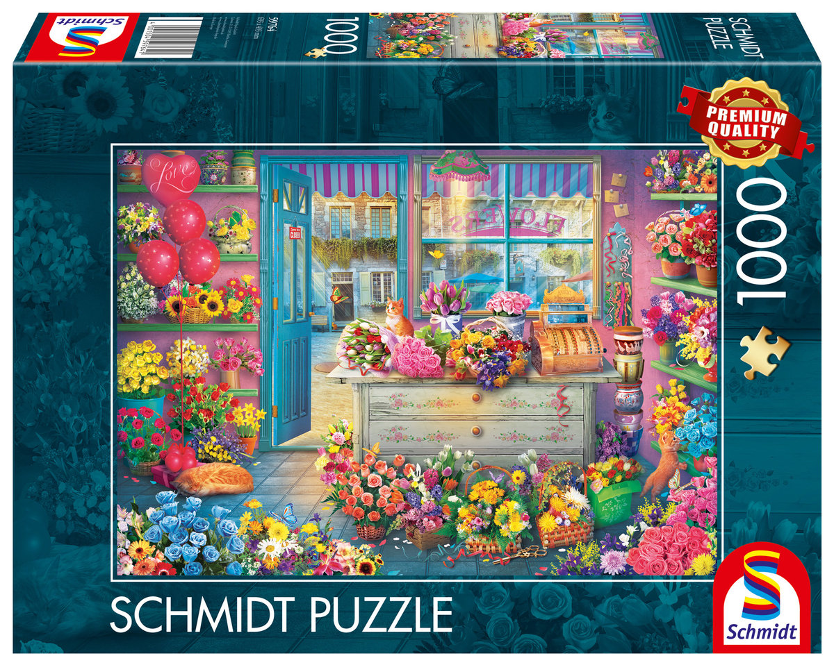 Puzzle, Kwiaciarnia, 1000 el.