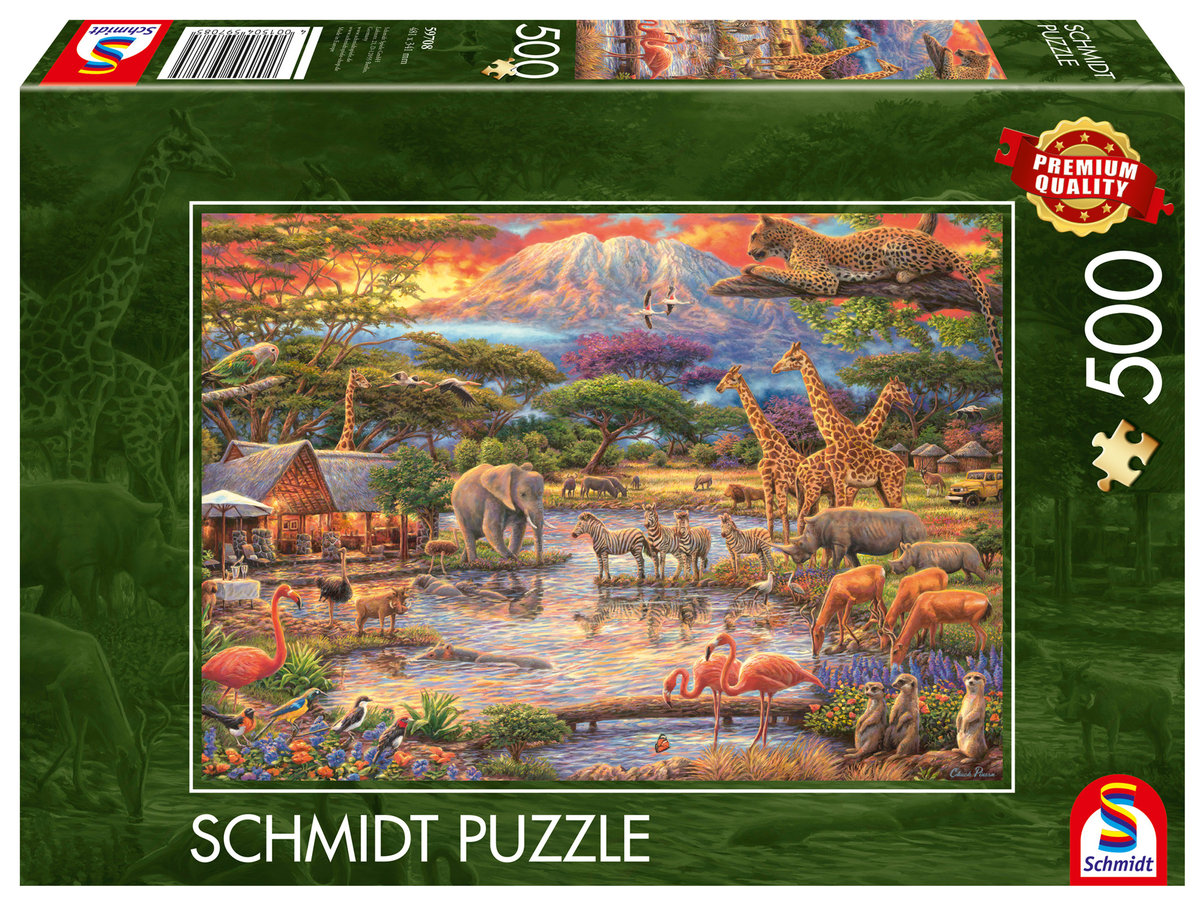Puzzle, Raj pod Kilimandżaro, 500 el.