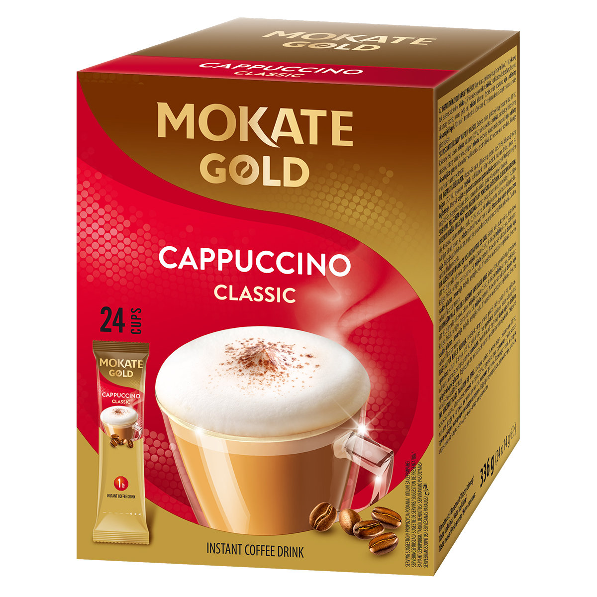 Pyszna Kawa Cappuccino Pianka Bez Ekspresu Instant Mokate Classic Gold