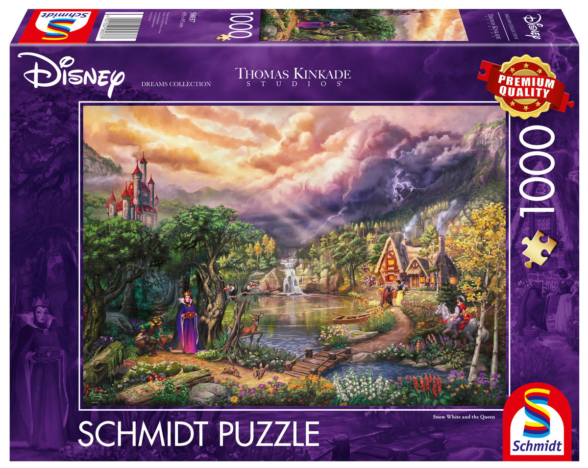 Puzzle, THOMAS KINKADE Królewna Śnieżka i Zła Królowa (Disney), 1000 el.