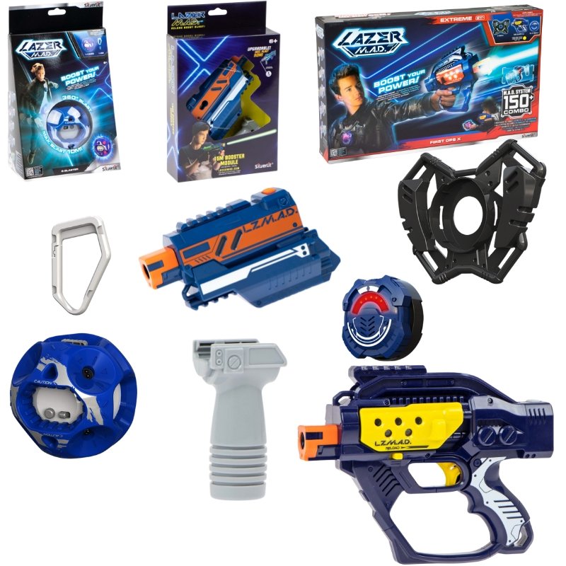Pistolet Karabin Laserowy Granat Bomba Kamizelka Moduł Podczerwień Laser Tag Lazer M.a.d. Zestaw