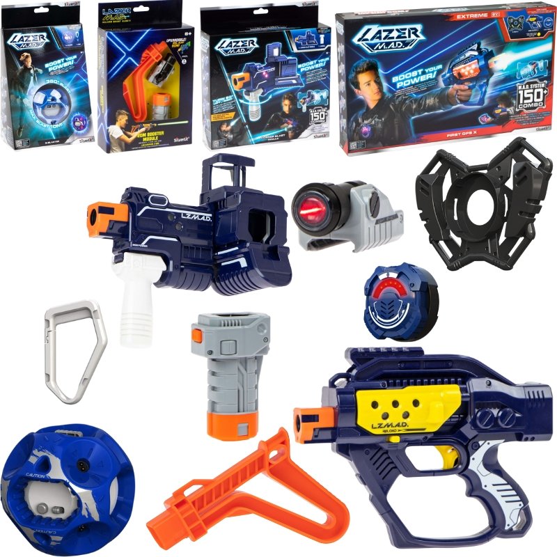 Pistolet Karabin Laserowy Granat Moduł Kamizelka Celownik Bomba Podczerwień Laser Tag Lazer M.a.d. Zestaw