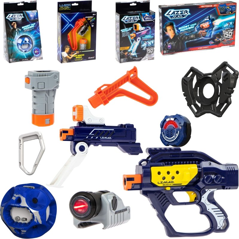 Pistolet Karabin Laserowy Granat Bomba Celownik Moduł Kamizelka Podczerwień Laser Tag Lazer M.a.d. Zestaw