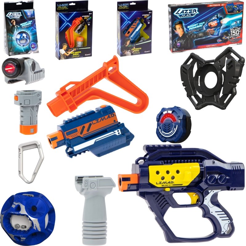 Pistolet Karabin Laserowy Granat Bomba Kamizelka Moduł Celownik Podczerwień Laser Tag Lazer M.a.d. Zestaw