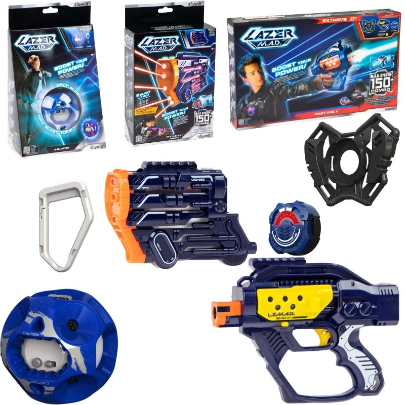 Pistolet Karabin Laserowy Granat Bomba Moduł Celownik Kamizelka Podczerwień Laser Tag Lazer M.a.d. Zestaw