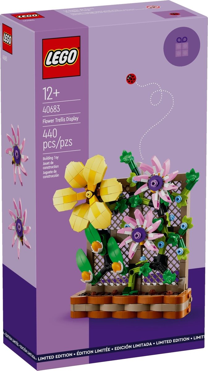 LEGO 40683 - Wiosenna Kompozycja kwiatowa na kratce unikalne