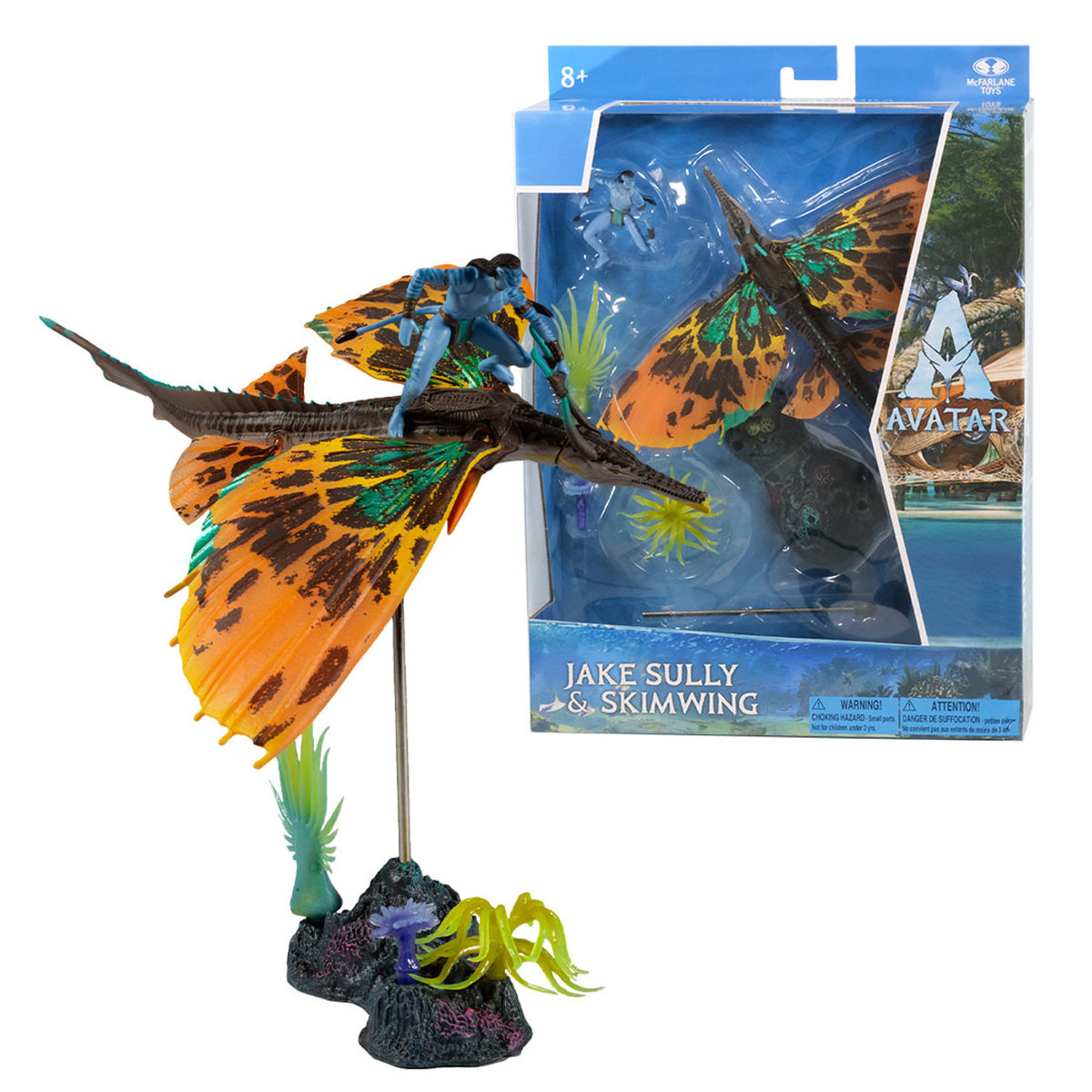 McFarlane AVATAR Jake Sully & Skimwing 23cm figurka