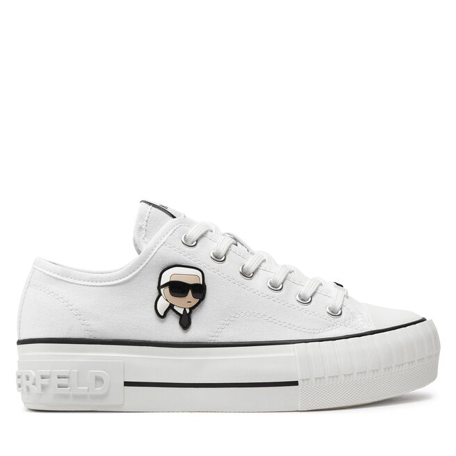 Trampki KARL LAGERFELD KL60424 White Canvas 911