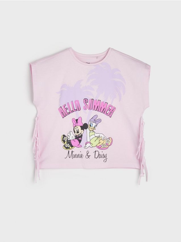 Sinsay - Koszulka Disney - różowy